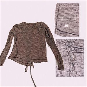 Lululemon Long Sleeve Light Purple Shirt